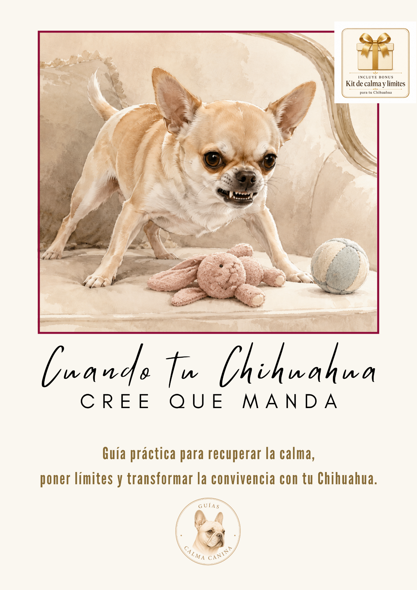 Cuando tu Chihuahua cree que manda